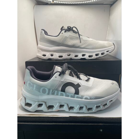 On Cloudmonster Running Shoes Undyed-White  61.98288 Size 12.5 main image 4